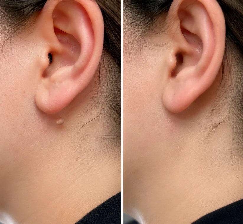 Flawless skin in 5 days – painless removal of skin tags, moles, and warts.