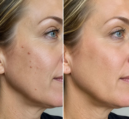 Flawless skin in 5 days – painless removal of skin tags, moles, and warts.